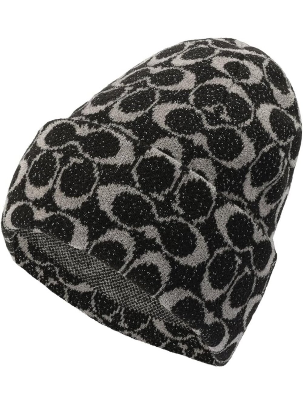 Metallic Knit Beanie for Women | Cozy Signature Style | Winter Fashion Accessory